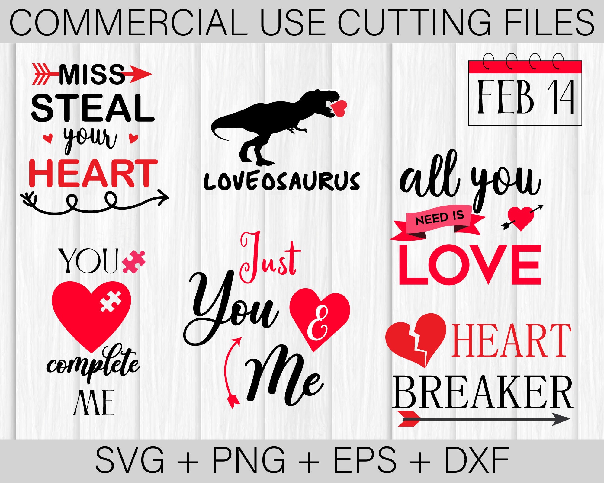 Valentines Svg Bundle Valentines Day Svg Happy Valentine - Etsy