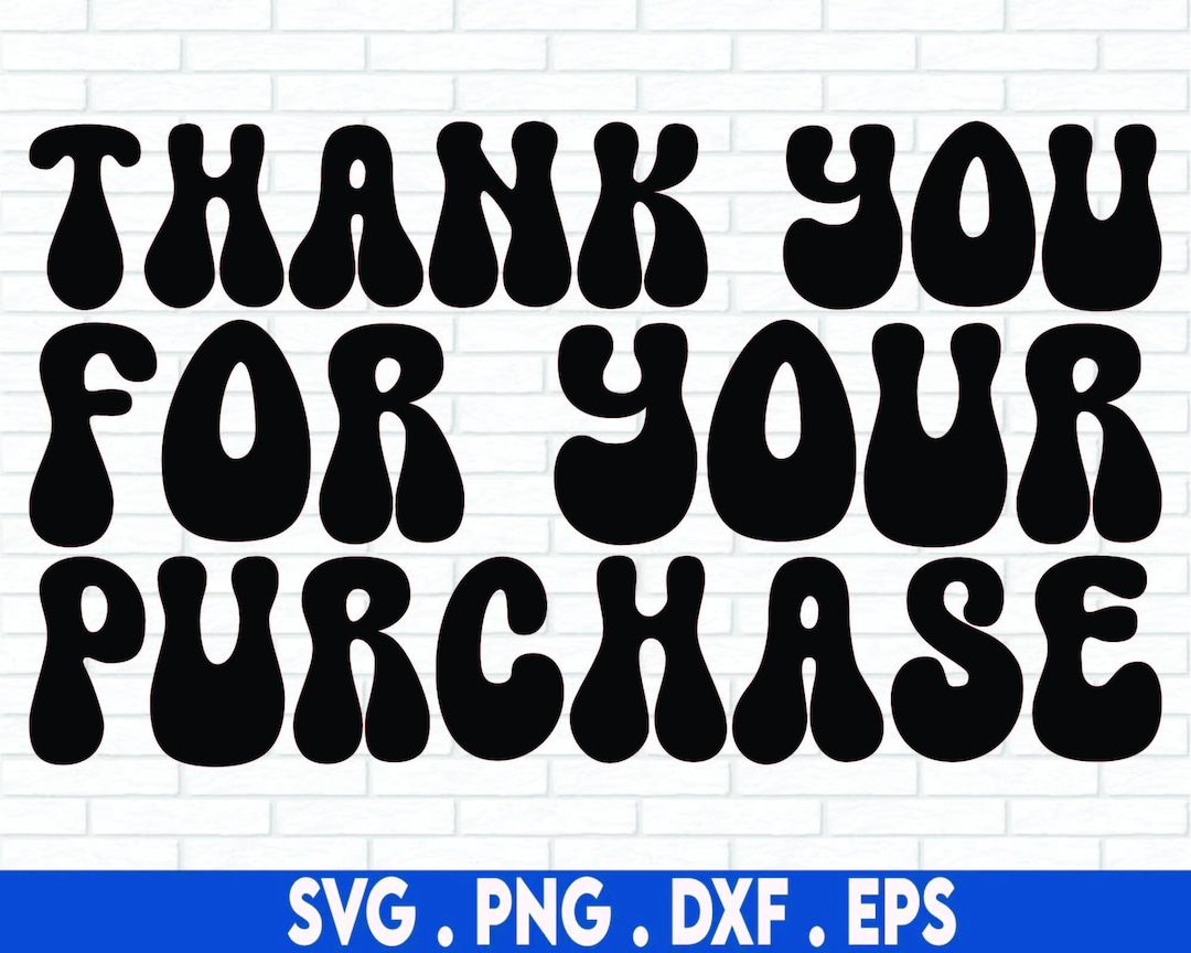 Boho Thank You for Your Purchase Sticker SVG PNG, Boho SVG Stickers for ...