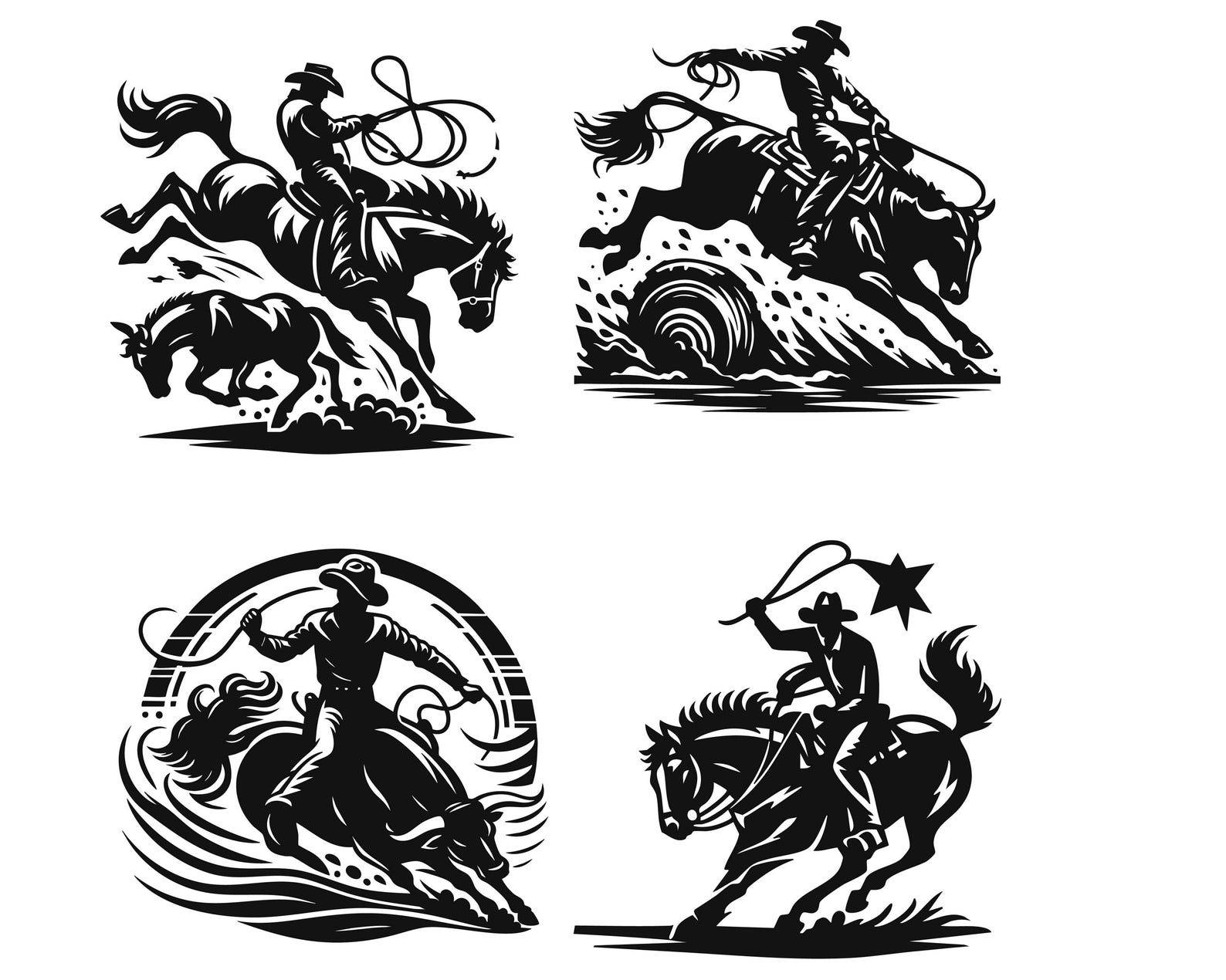 Rodeo SVG Bundle, Rodeo Dxf, Rodeo Png, Rodeo Vector, Rodeo Clipart ...