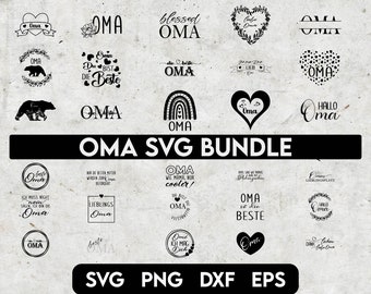 German Oma Plotter SVG bundle, Liebe Omi svg, Wreath Split Monogram svg, Heart Rainbow svg, Beste Oma svg, Plotterdatei Oma svg