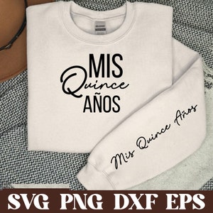 Mis Quince Años svg png | Latina svg | Spanish quotes svg | Mis xv años svg | Coffee mug svg png | Sublimation Design | Latina Shirts svg
