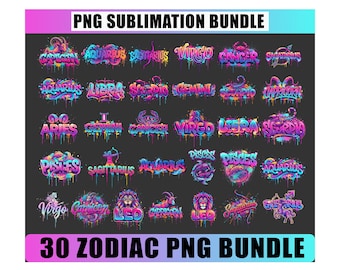 Pacote de clipart do zodíaco PNG, horóscopos do zodíaco PNG, signos do zodíaco PNG, arte do horóscopo neon, horóscopo PNG, zodíaco aerografado PNG