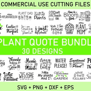 Plant svg bundle, Plant Lover Svg, plant mom svg, funny plant quote svg. Garten Sprüche svg, Crazy Plant Lady svg, Zimmerpflanze svg, Pflanze Png