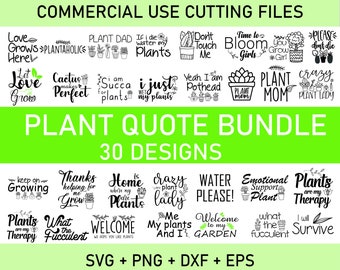 Plant svg bundle, Plant Lover Svg, plant mom svg, funny plant quote svg. garden quote svg, crazy plant lady svg, houseplant svg, Plant Png