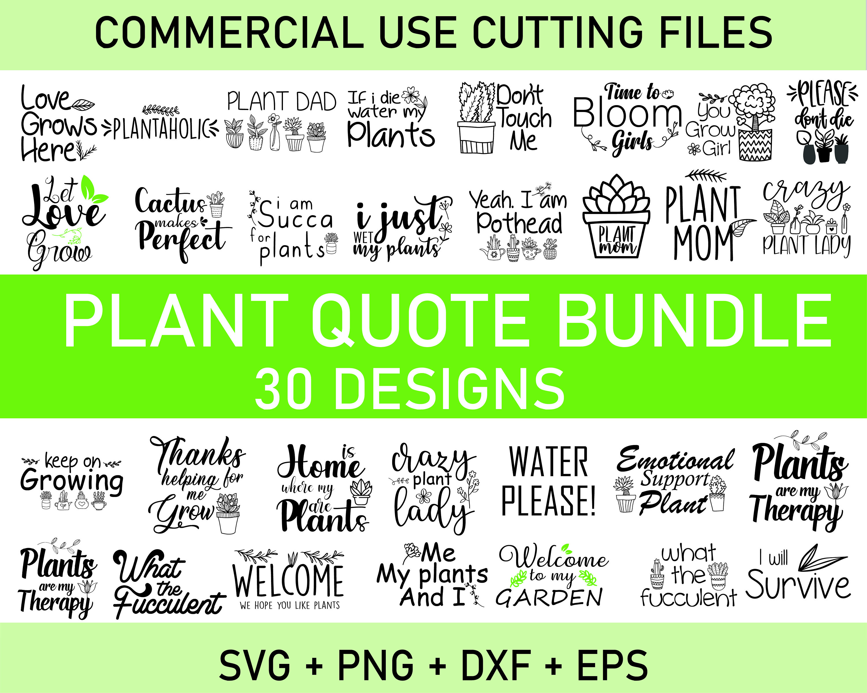 植物 svg バンドル、植物愛好家 svg、植物ママ svg、面白い植物の引用 