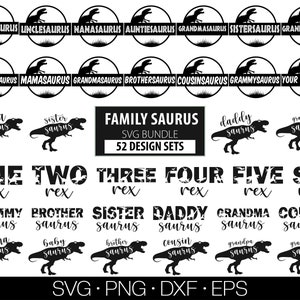 Family Saurus Svg, mama saurus svg, Dinosaur Family Svg, Matching Family Svg, Mamasaurus Svg, Saurus Svg, t rex svg, dinosaur svg bundle