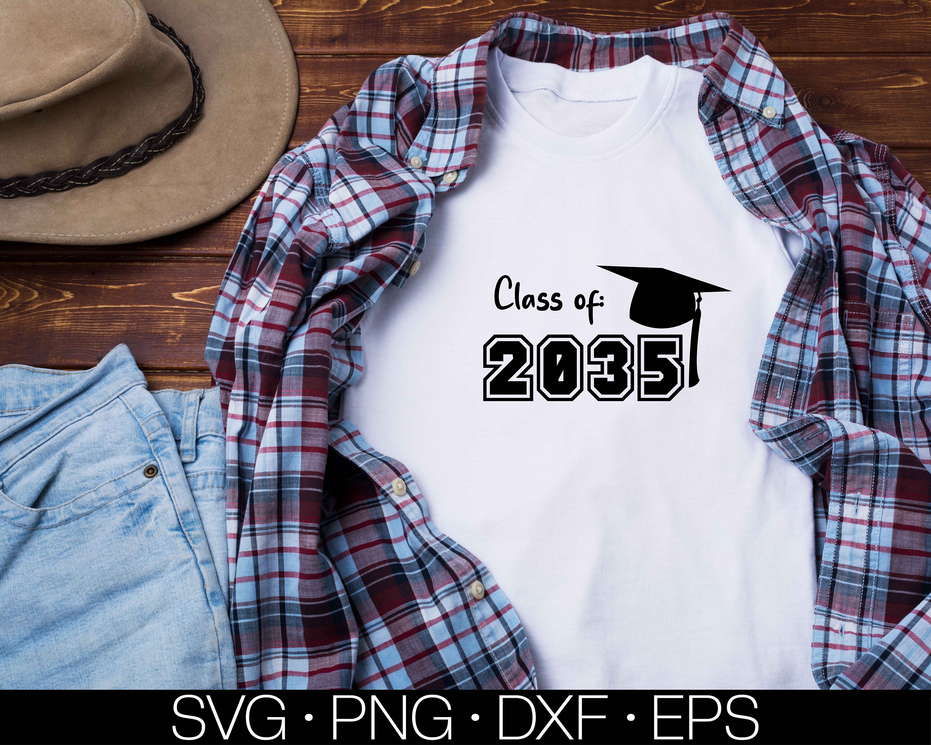 Graduation Cap Svg Bundle, Class of 2034, Class of 2035, Class of 2036 ...