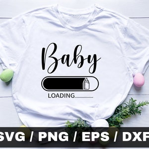 Svg de carregamento de bebê, SVG de chá de bebê, SVG de menina, Svg engraçado de bebê, Svg de body de bebê, Svg de bebê menino, bebê dizendo Svg, carregamento de bebê png