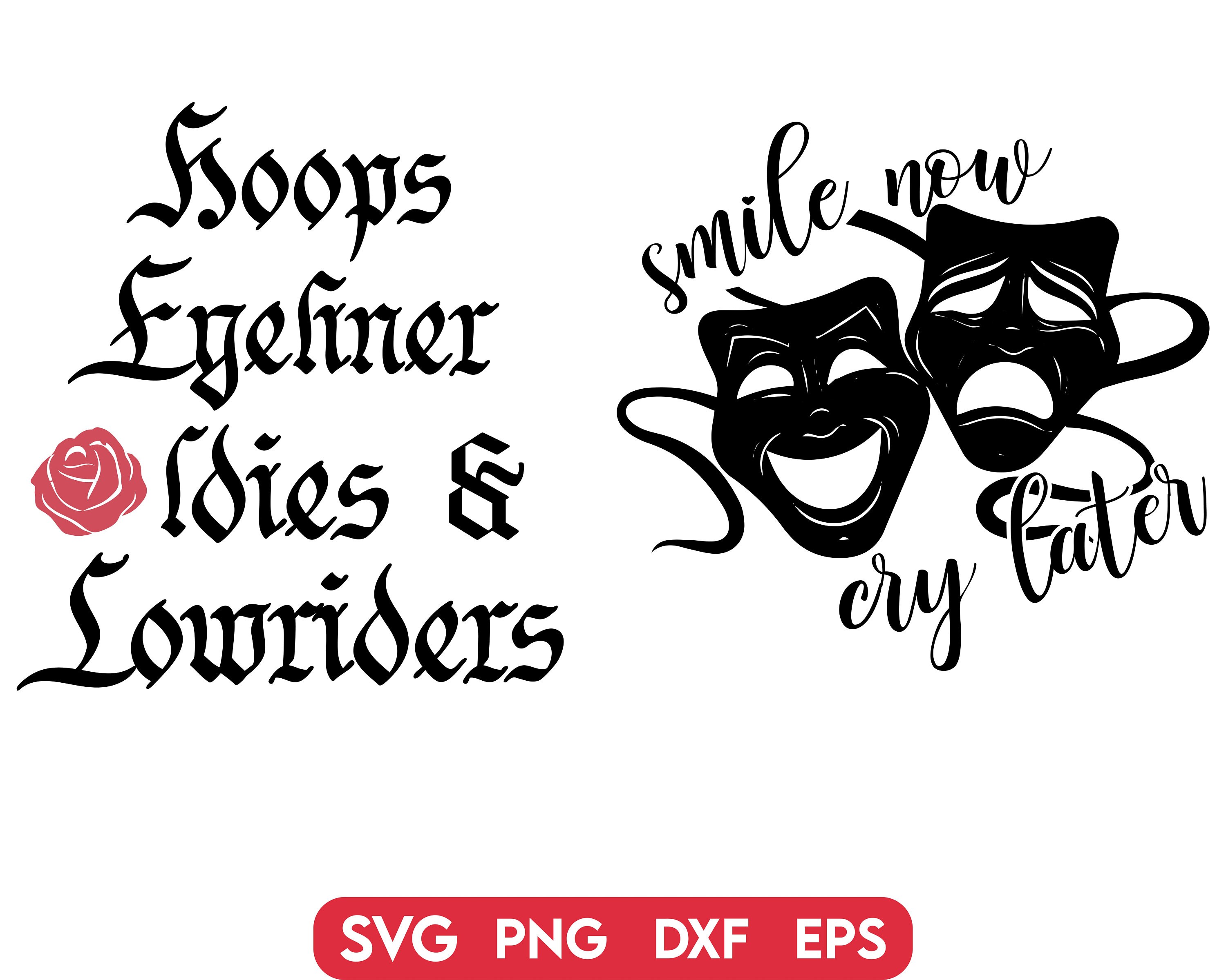 Lowrider SVG Bundle, Mi Vida Loca SVG, Chingona Svg, Latina