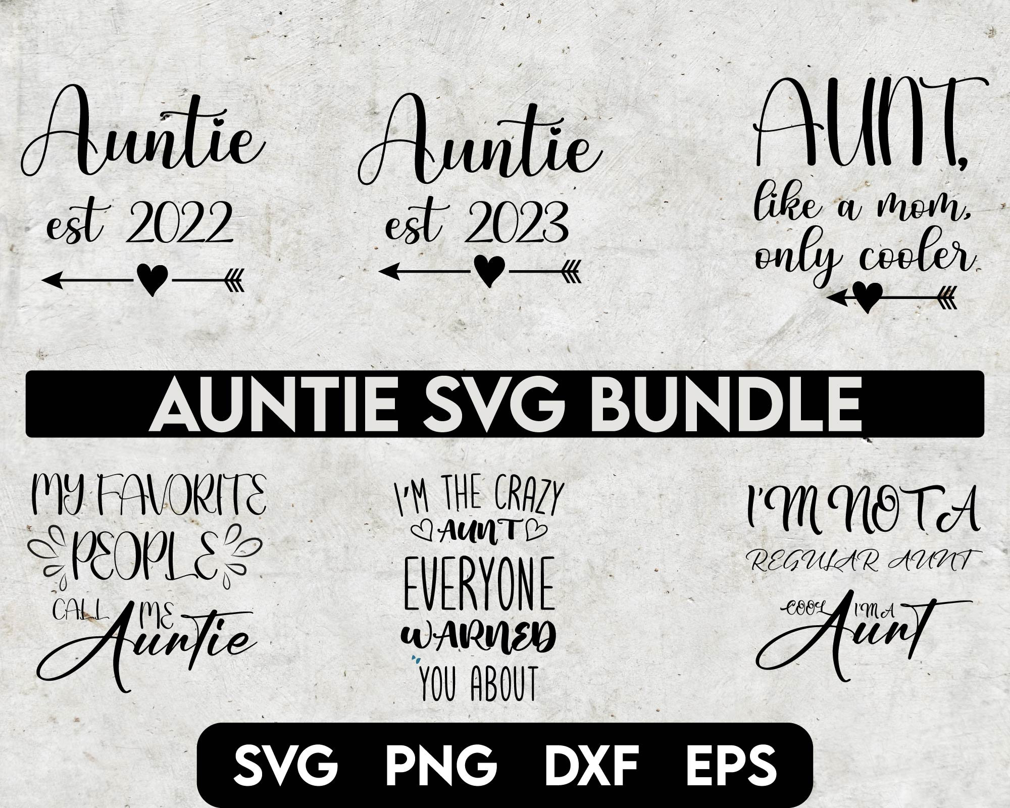Aunt Life Svg - h3g7btm