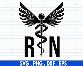 Medizinisches Symbol SVG, Hermesstab, MD, Stern des Lebens, Krankenschwester, Png, Eps, Dxf, Jpg sofortiger digitaler download