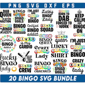 Bingo Svg Bundle, Bingo Games svg, Bingo Queen svg, Bingo Cup svg, Bingo Design Bundle, Bingo Quotes SVG, Bingo Lady svg, Card Svg