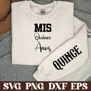 Mis Quince Años svg png | Latina svg | Spanish quotes svg | Mis xv años svg | Coffee mug svg png | Sublimation Design | Latina Shirts svg