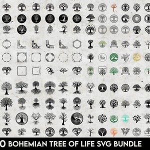 TREE of LIFE SVG bundle, Celtic Tree of Life svg, Bohemian Tree of Life svg, Tree of life Clipart, Family Reunion Svg, Celtic tree svg