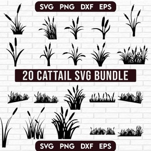 Cattail Svg,Cattail Flower svg,Cattail Vector,Cattail bundle,grass svg,Bulrush Plant Cut Files,cattail files for cricut