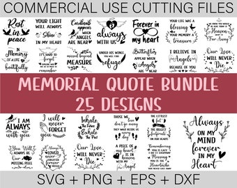Memorial Svg Bundle, Memorial Quotes Svg, Rest In Peace Svg, Cardinal Svg, Loving Memory Svg, Heaven svg, Christian Svg, Remembrance Svg