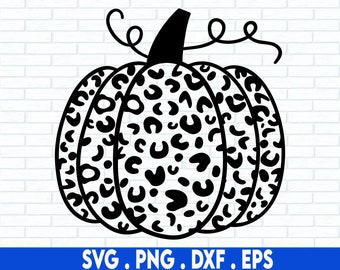 Leopard Kürbis SVG, Herbst SVG, Gepard Kürbis SVG, Halloween SVG, Thanksgiving SVG, Leopard Kürbis Clipart, SVG-Dateien für Cricut