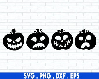 Pumpkin Face SVG, Jack O Lantern SVG, Funny Halloween SVG, Pumpkin Svg, Popular Svg, Png, Svg File for Cricut, Sublimation Designs Downloads