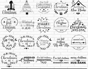 Pacchetto di Svg per il primo Natale, Ornamento per il primo Natale del bambino Svg, Ornamento per il bambino Svg, Il mio primo Natale Svg, Ornamento Svg, Primo Natale Svg