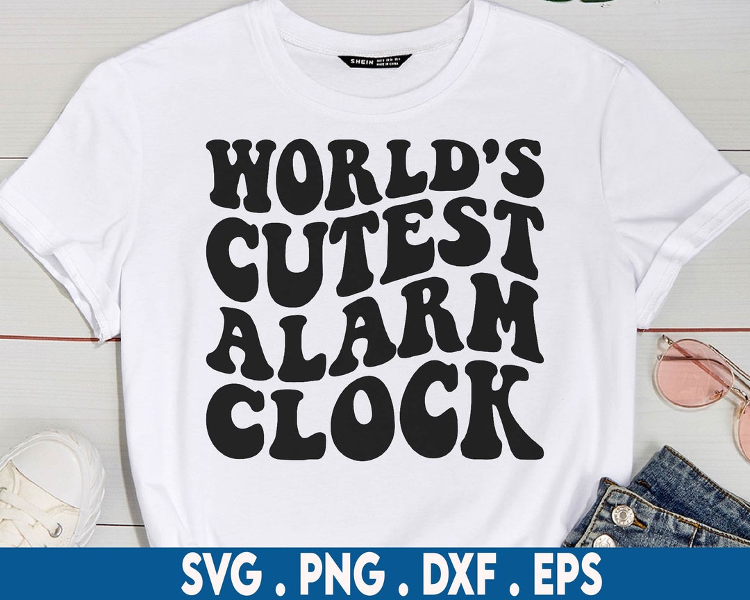 World's Cutest Alarm Clock Svg, Cute Baby Svg, Newborn Svg, Baby