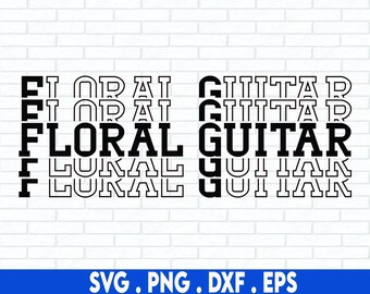Guitarra floral SVG, música country SVG, SVG occidental, Country Girl Svg, Cowgirl Svg, Png, archivos Svg para Cricut, descargas de diseños de sublimación