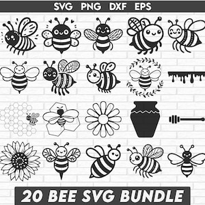 Bee Svg bundel, Bee Hive Svg, Bee Png, honingraat Svg, Bee Clipart, Queen Bee Svg, Honey Bee Svg, schattige Bee Svg
