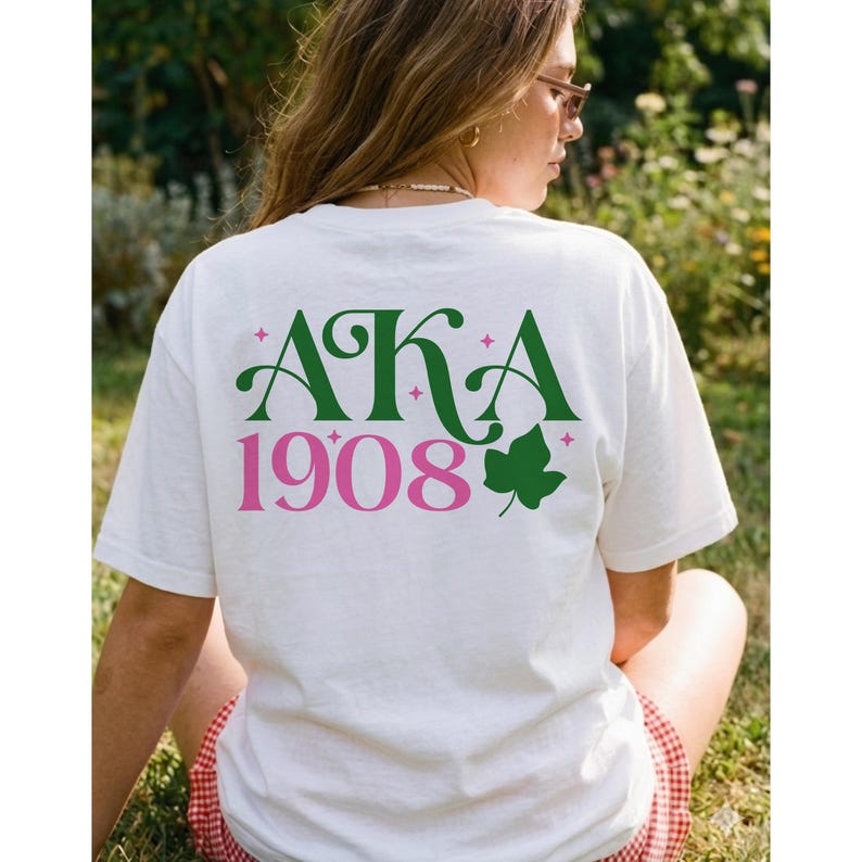AKA Svg Bundle, Rush Svg, AKA Sorority Svg, Pink and Green Svg,1908 Svg ...