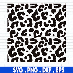 Cheetah Pattern SVG, Leopard Print SVG, Cheetah Print PNG, Animal, Spots, Png, Dxf, Svg Files For Cricut, Sublimation Designs Downloads