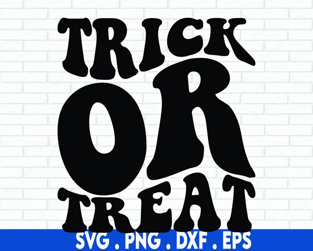 Trick or Treat SVG Cut File, Cute Halloween Svg for Trick or Treat Bag ...