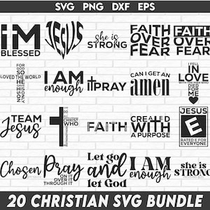 Christian svg bundle, Religious svg, Scripture svg, Bible Verse svg, Blessed svg, Faith Svg, Motivational Quotes Svg Bundle, Christian Svg