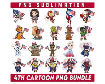 Paquete de dibujos animados del 4 de julio (PNG), Cuatro de julio (PNG), Día de la Independencia (PNG), Personaje de dibujos animados (PNG), Personaje de películas (PNG), Patriótico (PNG)