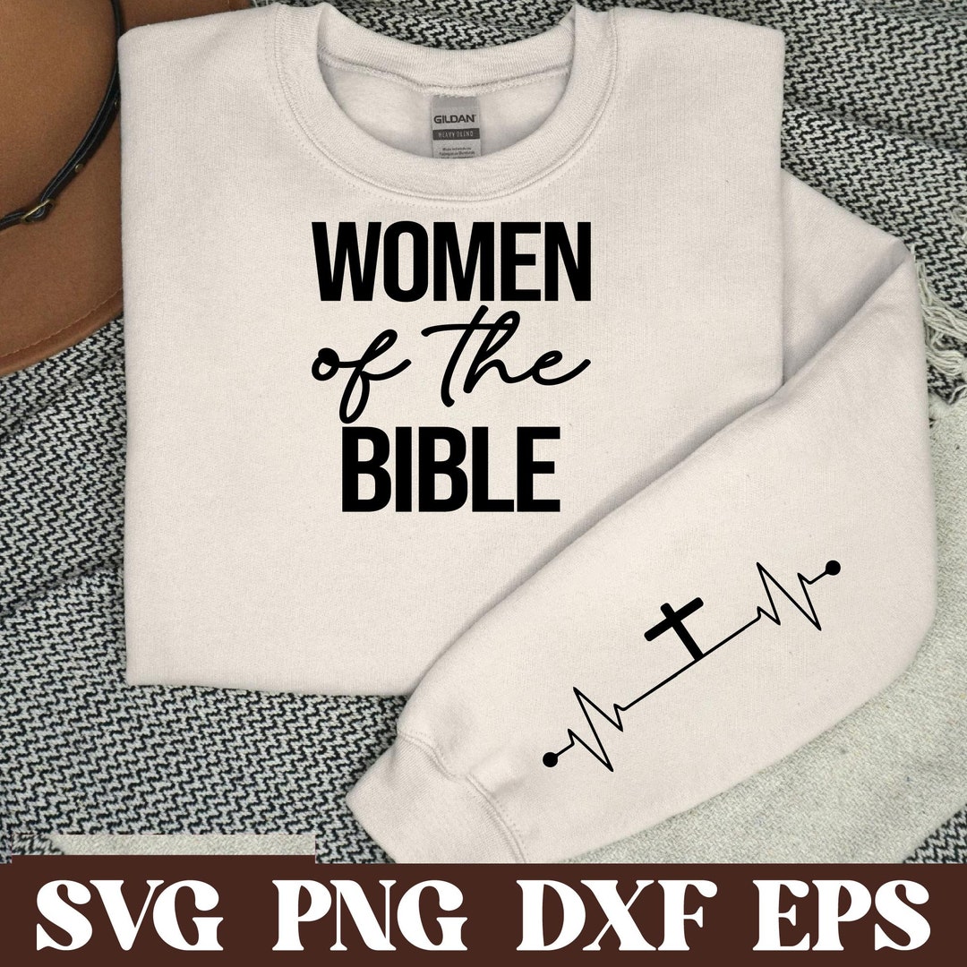 Boho Women of the Bible High Resolution PNG Digital Design, Floral Book ...
