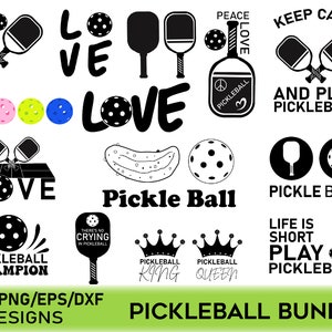 Pickleball SVG Bundle , Pickleball SVG, Pickleball Cricut Files, Cut Files for Crafters, Pickleball tshirt design, Pickleball Clipart, svg