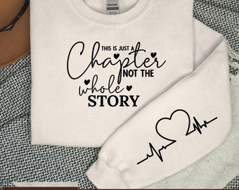 This Is Just a Chapter SVG PNG, Boho Inspirational Sleeve Quote Shirt Svg, Positive Daily Affirmation Svg, Self Love Svg