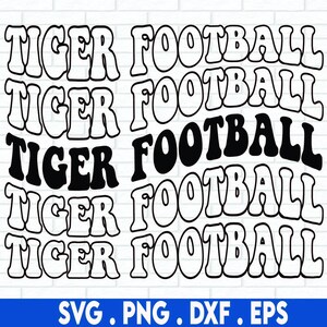 Tiger Football SVG, Tiger SVG, Football SVG, Cricut svg, Silhouette svg, Cut File