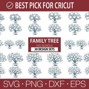 Arbre généalogique svg bundle, Réunion de famille Svg, Arbre de vie SVG, split monogramme svg, arbre de cœur familial svg, Arbre généalogique png, cricut, fichiers Dxf