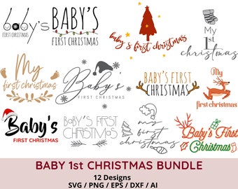 Baby’s first Christmas svg bundle, First Christmas svg, baby’s first Christmas svg, My first christmas svg, ornament svg, christmas 2021