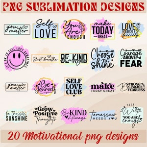 Pacchetto Png con citazioni motivazionali, Png con citazioni incoraggianti, Png sulla gentilezza, Png clipart ispiratore, Png con affermazioni positive, Png acquerello