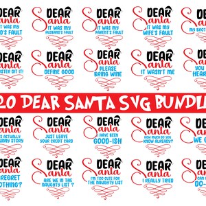 Lieber Weihnachtsmann, es war svg Bündel, Lieber Santa SVG-Bundle, Weihnachts SVG, lustige Familie Weihnachtshemden svg, Lieber Weihnachtsmann Wir gute svg, ich habe svg versucht