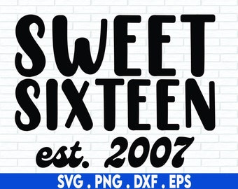 Sweet 16 Birthday, Sweet Sixteen Geschenk, 16th Birthday Girl, 16 Year Old Gift
