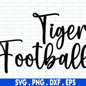 Tiger Football SVG, Tiger SVG, Football SVG, Cricut svg, Silhouette svg, Cut File