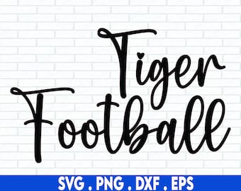 Tiger Fußball SVG, Tiger SVG, Fußball SVG, Cricut svg, Silhouette svg, geschnitten Datei