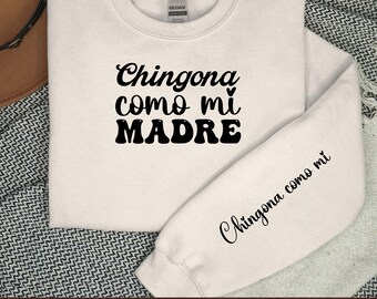 Chingona como mi madre Svg | Latina svg | Chingona Svg | PNG File | Latina Png | Mexican Spanish Saying | Sublimation Design | Shirt svg