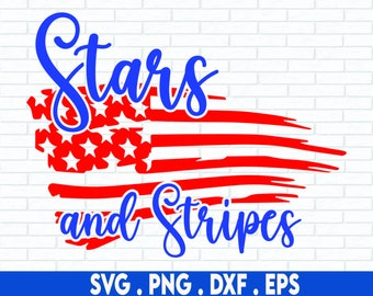 Stars and Stripes SVG, July Fourth Png, Files For Cricut, Sublimation Designs Downloads, 4th of July SVG, American Flag SVG, Patriotic Svg