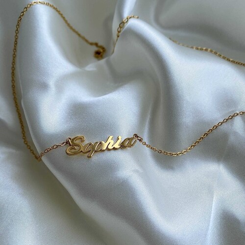 Custom Name Necklace by Sunecklace 