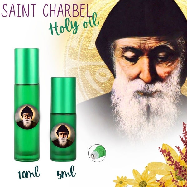 Saint Charbel Oil from a Maronite Church Lebanon Saint's Tumb - Holy oil - San Sharbel - aceite - Saint Sharbel Maklouf -ORGINAL FROM TUMB