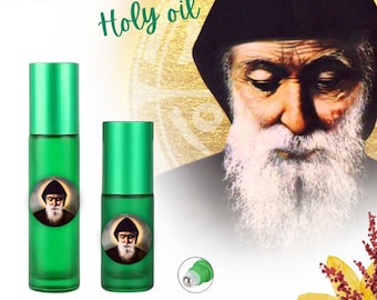 Saint Charbel Oil from a Maronite Church Lebanon Saint's Tumb - Holy oil - San Sharbel - aceite - Saint Sharbel Maklouf -ORGINAL FROM TUMB