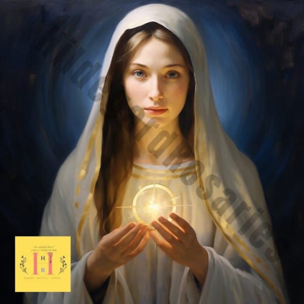 Digital Download - Virgin Mary -Our Lady - Virgen Maria, Virgin Mary, Eucaristia - Eucharist