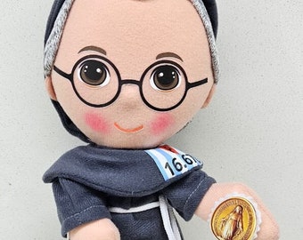 Saint Maximiliano Kolbe - Santa Teresita - Little flower - First Communion Gift - Saint Doll - Religious Doll - Catholic toy - San