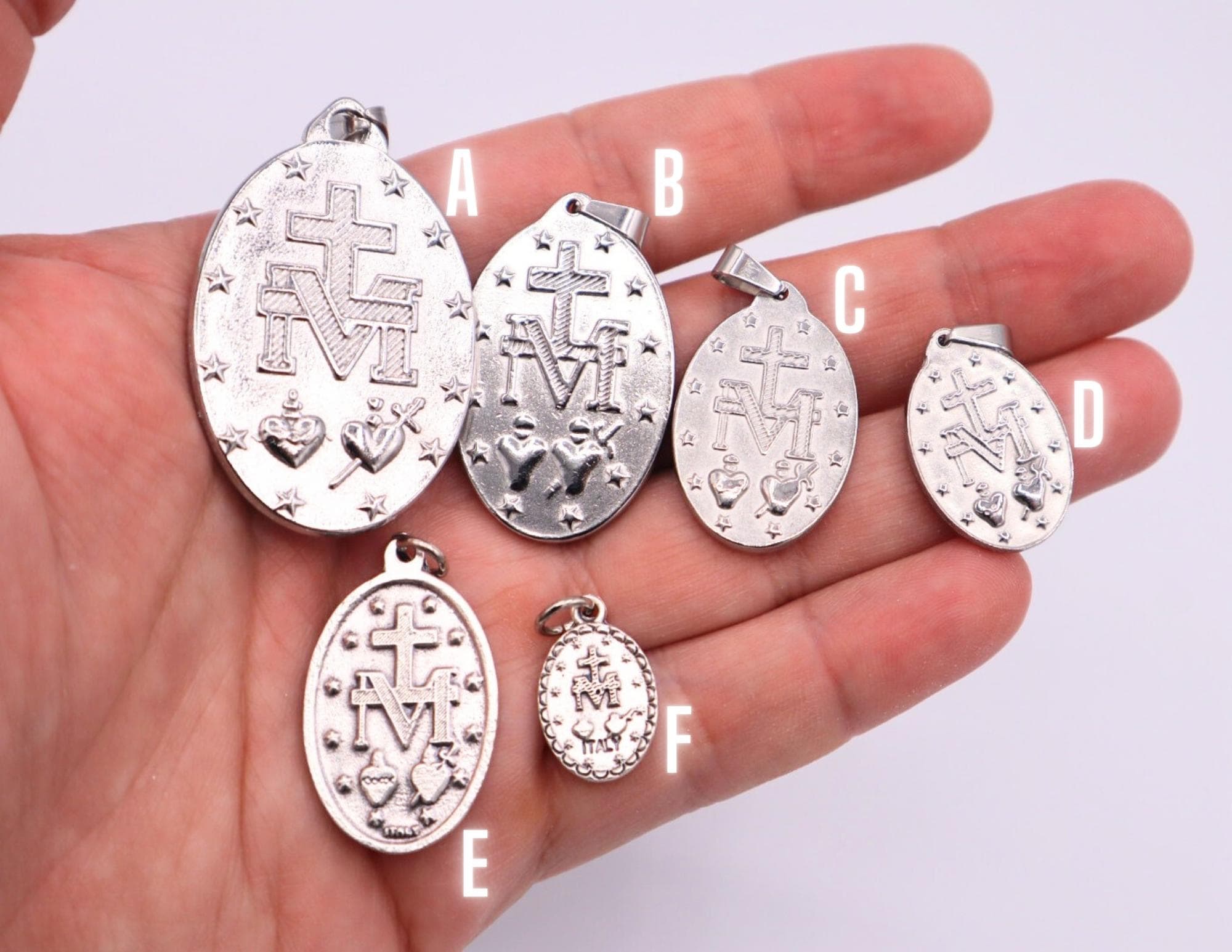 Medalla Milagrosa De La Virgen Collar Cadena Con Dije Plateado Proteccion Regalo Medalla Milagrosa De La Virgen Collar Cadena Con Dije Plateado Proteccion Regalo